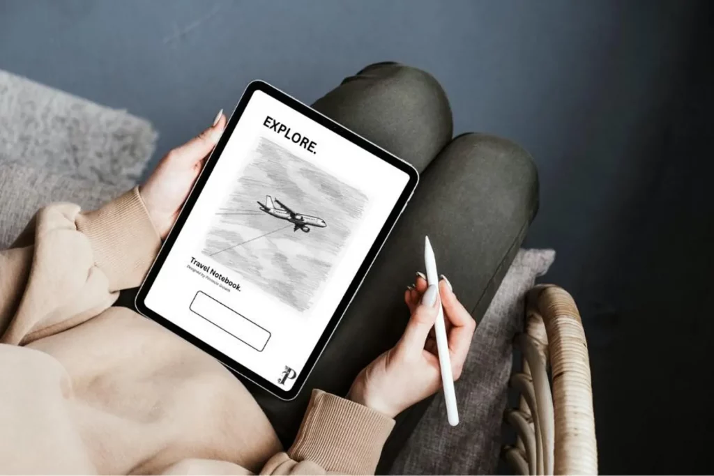Digital Travel Notebook – Hyperlinked Template for reMarkable, eInk Devices & Tablets